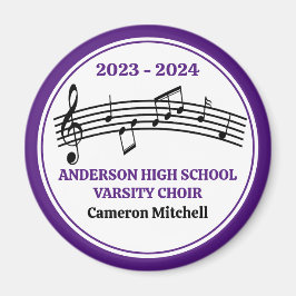 Imán Personalizado Keepsake del coro de secundaria mora