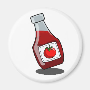 Imán Personalizado Ketchup Bottle Magnet