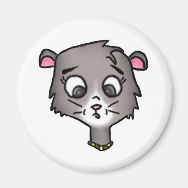 Imán Personalizado Kitten Magnet (Frente)