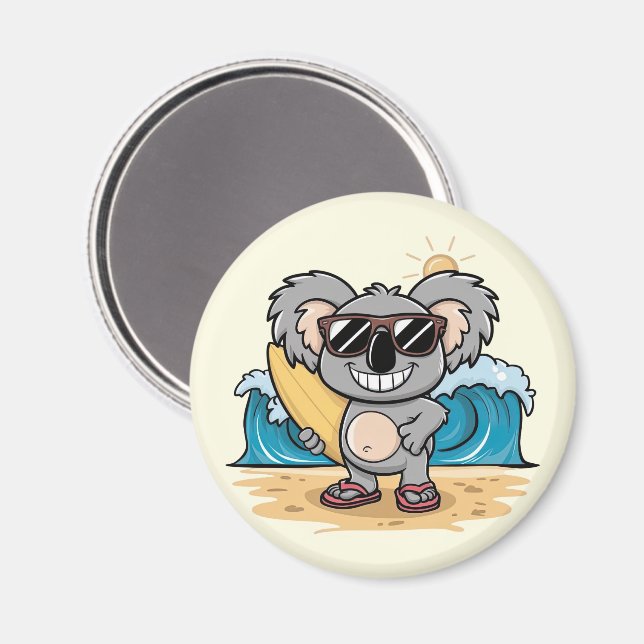 Imán Personalizado Koala (Anverso/Reverso)
