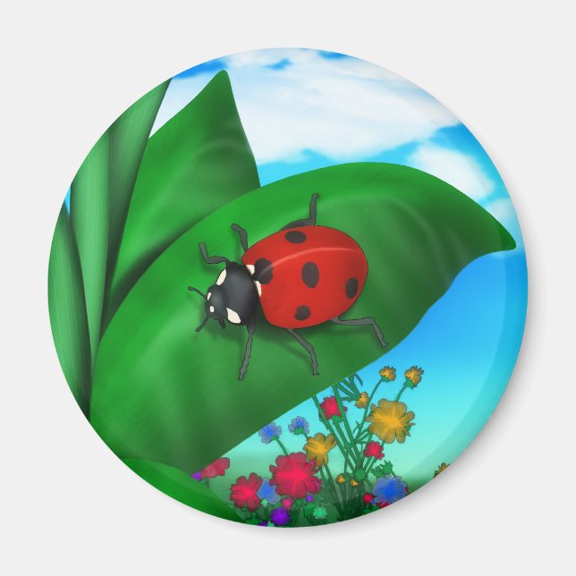 Imán Personalizado Lady Bug (Frente)