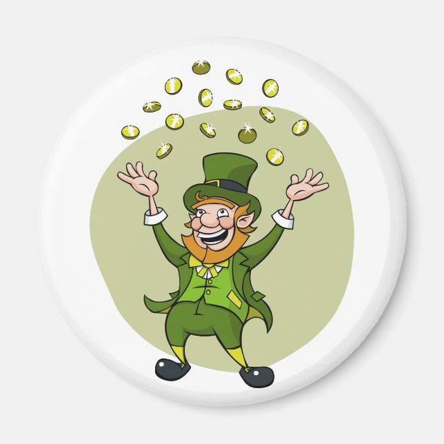 Imán Personalizado Leprechaun (Frente)