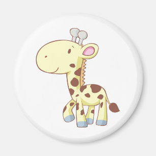 Imán Personalizado lindo bebé Camisetas de Giraffe