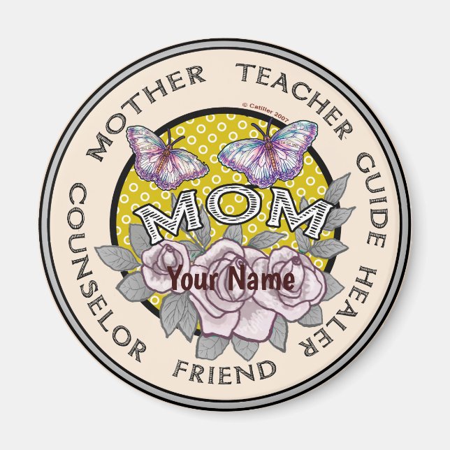 Imán Personalizado Madre amiga (Frente)