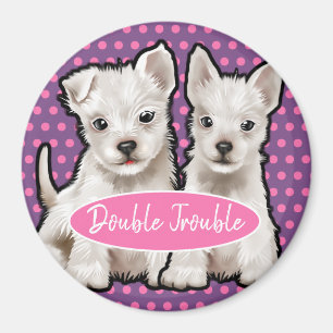 Imán Personalizado Magnet doble problema adorables cach