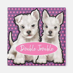 Imán Personalizado Magnet doble problema adorables cach