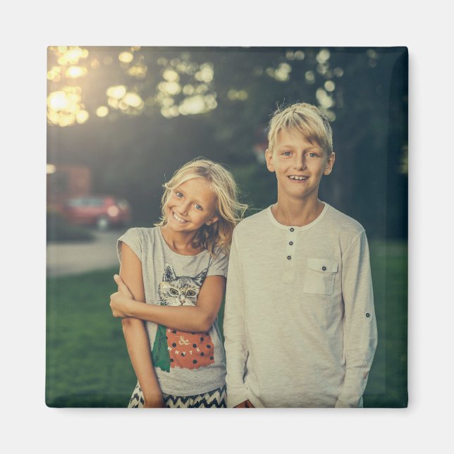 Imán Personalizado Magnet | Foto personalizada | Alta c (Frente)