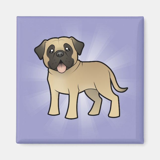 Imán Personalizado Mastiff / Bullmastiff (Frente)