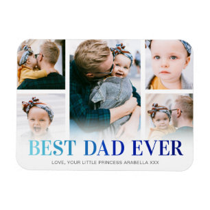 Imán Personalizado Mejor Papá Nunca 5 Foto
