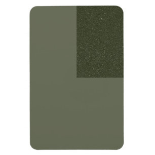 Imán Personalizado Moss Green Magnet con acento texturi