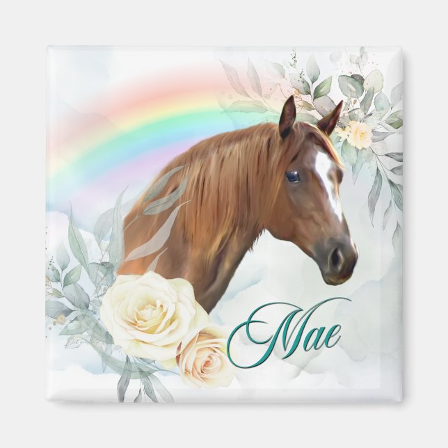Imán Personalizado Nicole - Mae 1 (Frente)