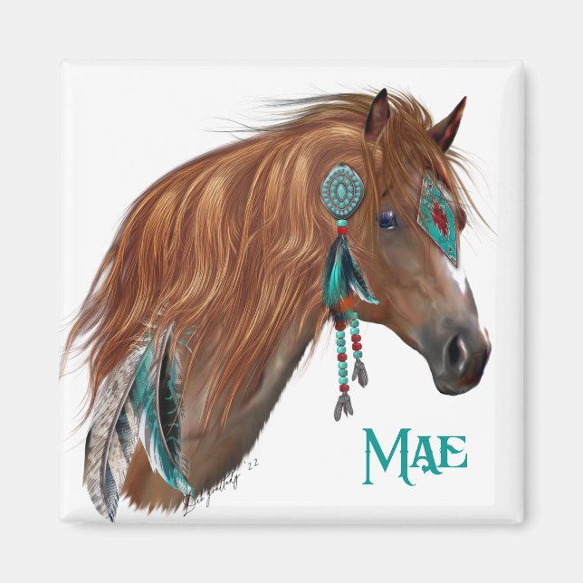 Imán Personalizado Nicole - Mae 2a (Frente)