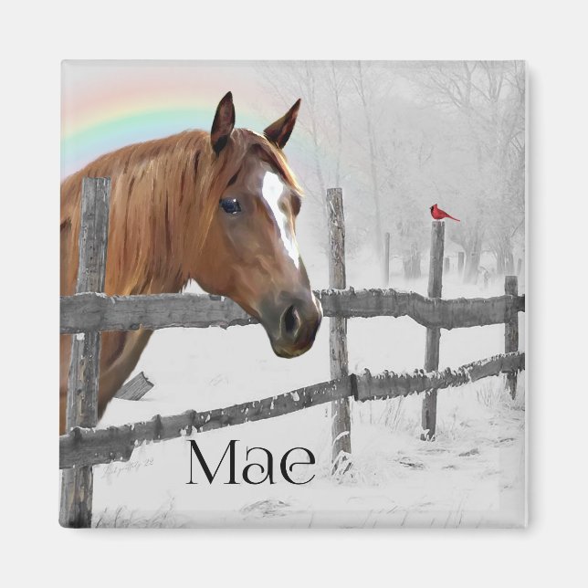 Imán Personalizado Nicole - Mae 3 (Frente)