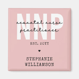 Imán Personalizado NNP Enfermera neonatal Profesional