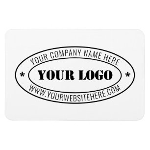 Imán Personalizado Nombre del logotipo comercial Sitio