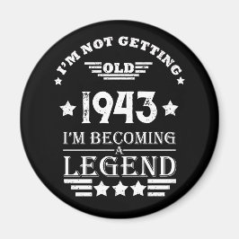 Imán Personalizado ochenta años de 80 años