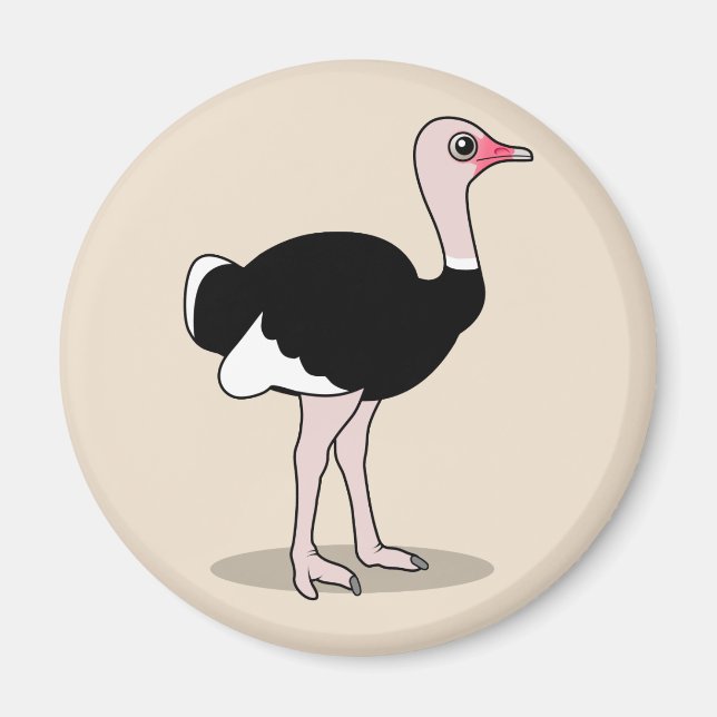 Imán Personalizado Ostrich (Frente)