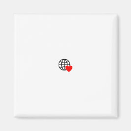 Imán personalizado para amantes de los viajes