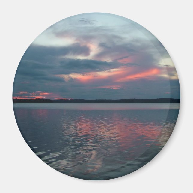 Imán personalizado Pastel Sunset (Frente)