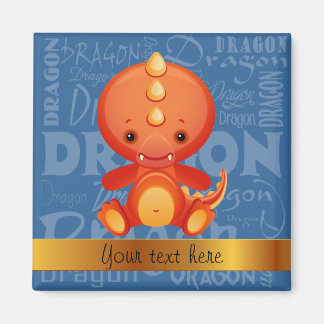 Imán Personalizado Personalizado Año del Dragón Arte Mu