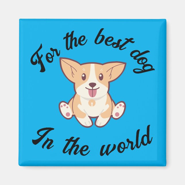 Imán Personalizado Personalizado Dog Vet Veterinario Ma (Frente)