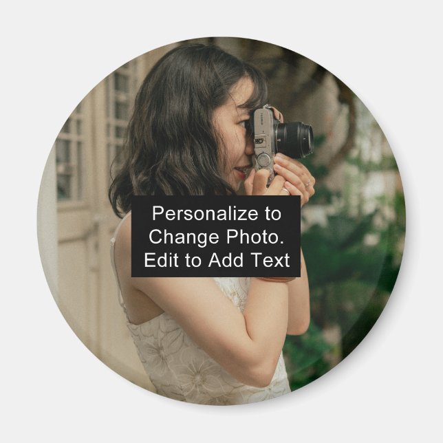 Imán Personalizado Personalizado Foto Material gráfico  (Frente)