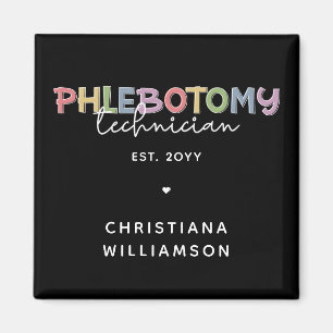 Imán Personalizado Phlebotomy Technician PBT Phlebotomy