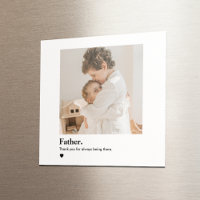Personalizado Photo Dad Magnet | Gif del Día del P