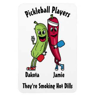 Imán Personalizado Pickle and Pepper Hot Dill Picklebal