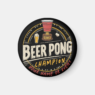 Imán Personalizado Ping Pong Beer League