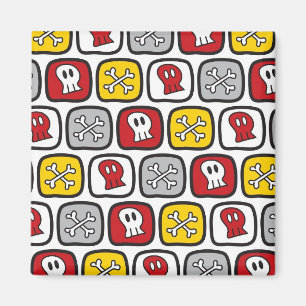 Imán Personalizado Pirata / Skeleton Skulls & Bones niñ