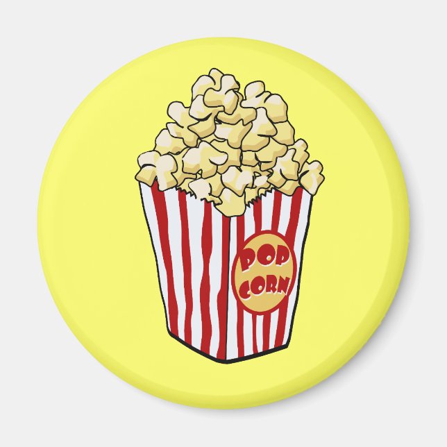 Imán Personalizado Popcorn Bag Magnet (Frente)