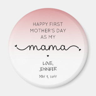 Imán Personalizado Primer Día de la Madre Nuevos Regalo
