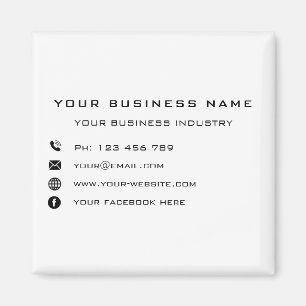 Imán personalizado promocional de empresa personal