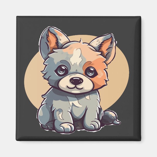 IMÁN PERSONALIZADO PUPPY (Frente)