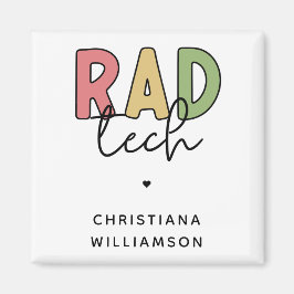Imán Personalizado Rad Tecnología Radiológica Radiológi