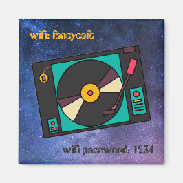 Imán Personalizado retro vintage girable