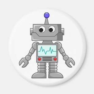 Imán personalizado robot