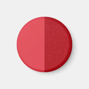 Imán personalizado rojo tomate dual – Mate + Ruido