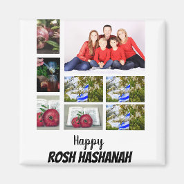 Imán Personalizado Rosh Hashanah 8 Collage de fotos