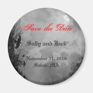 Imán Personalizado Salva la fecha perdida en Halloween