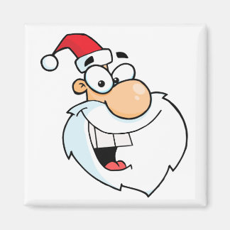 Imán personalizado santa tonto
