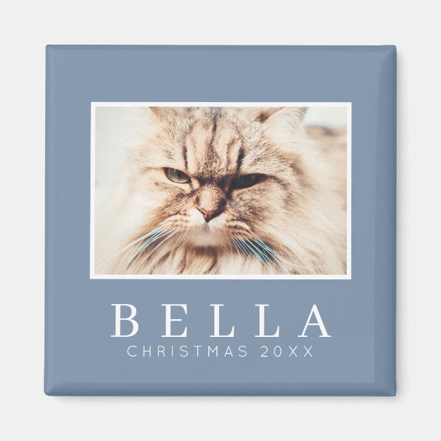 Imán Personalizado simple de Moda moderna  de familia M (Frente)