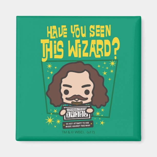 Imán Personalizado Sirius Black Wanted Poster Graphic (Frente)