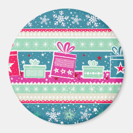 Imán Personalizado Snowflakes and Presakes