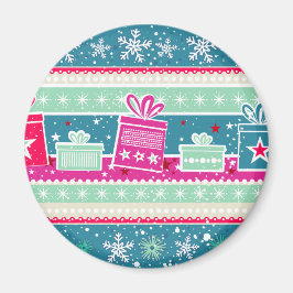 Imán Personalizado Snowflakes and Presakes