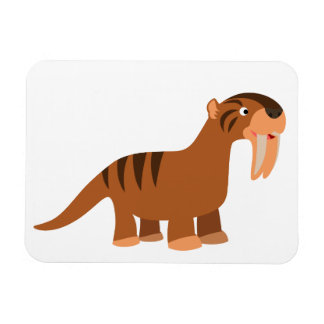 Imán Personalizado sonriente Cute Thylacosmilus Magnet