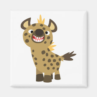 Imán Personalizado sonriente suave Hyena Magnet