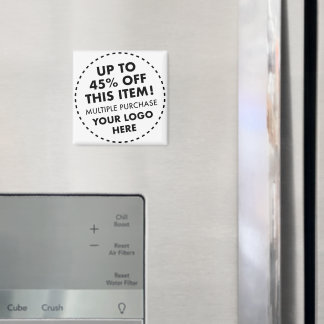 Imán Personalizado Square Magnet - Descuento de 45% de