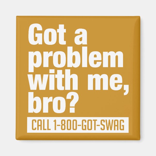 Imán personalizado SWAG (Frente)